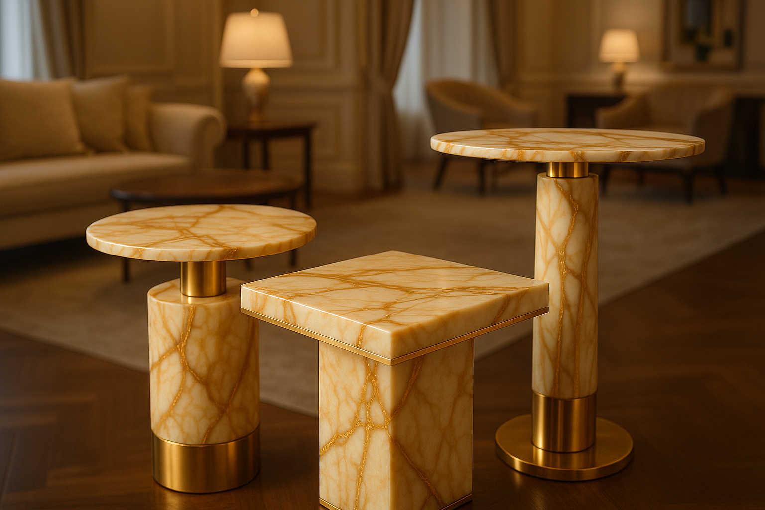 Marble Side Tables