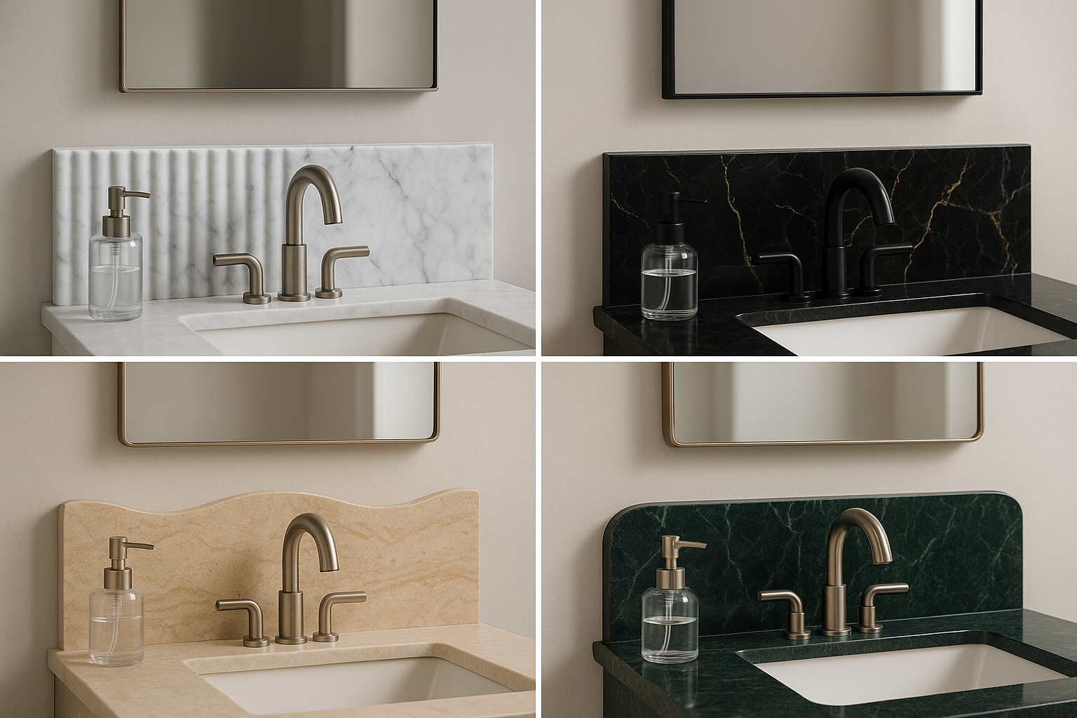 Marble Sink Backsplashes