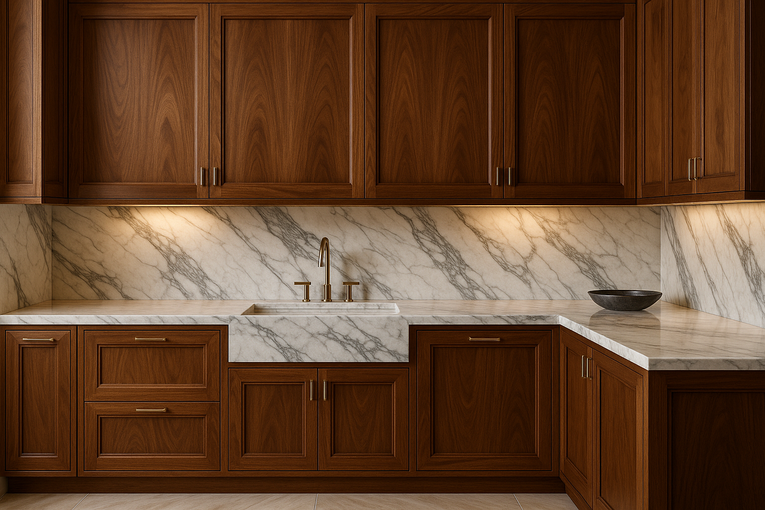 Marble Kitchen Backsplashes