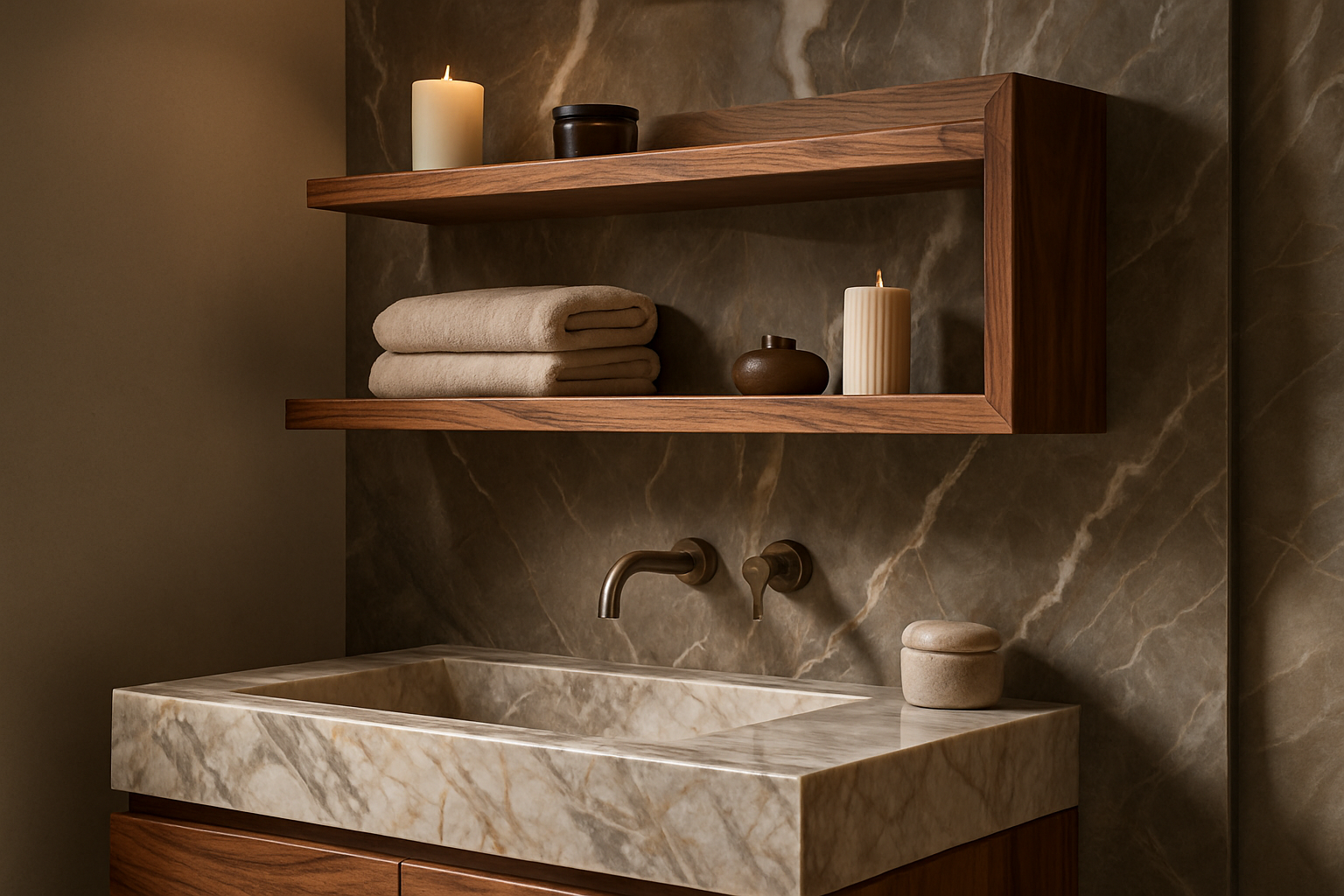Wooden Shelves