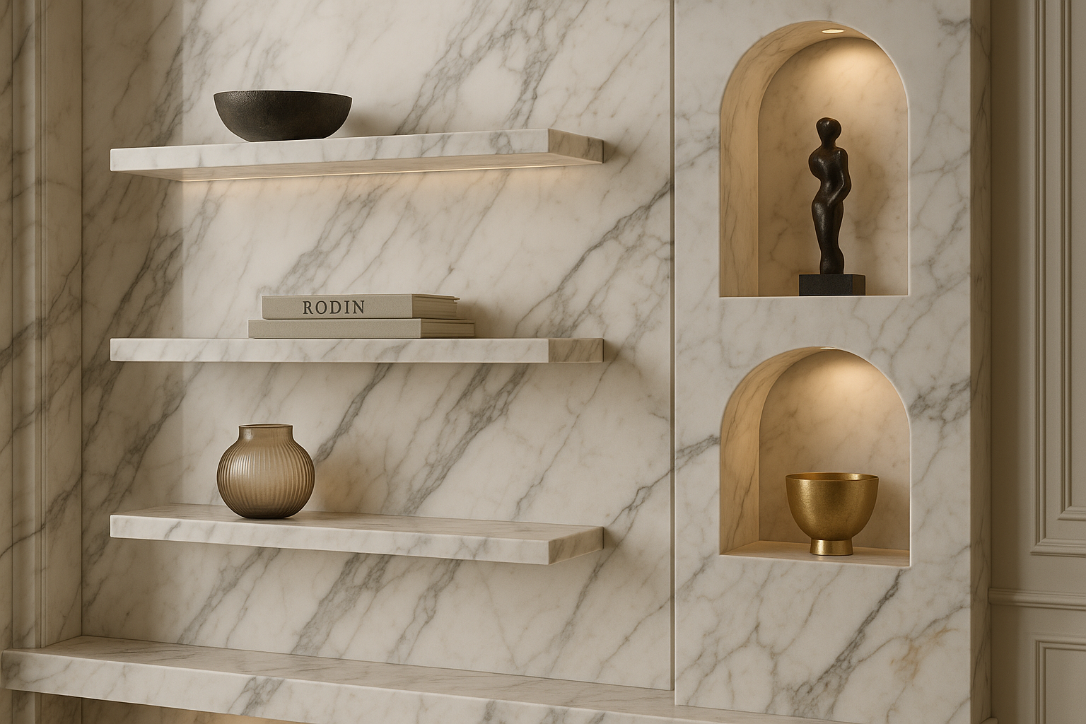Marble Shelves & Niches