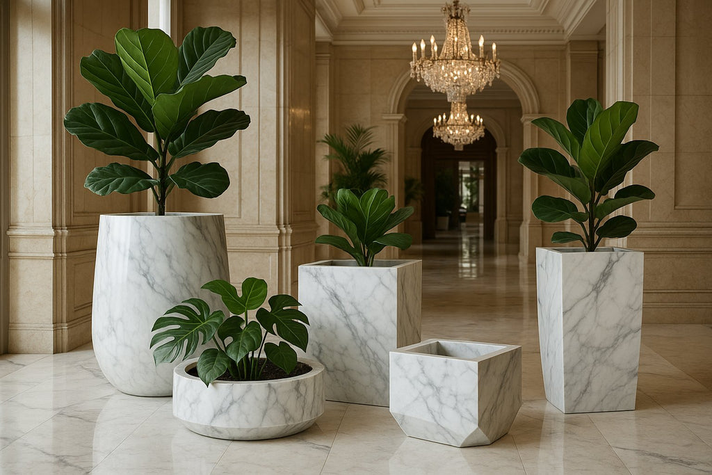 Marble Planters