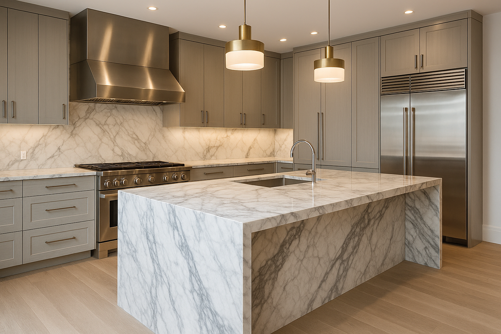 Marble Kitchen Countertops & Islands