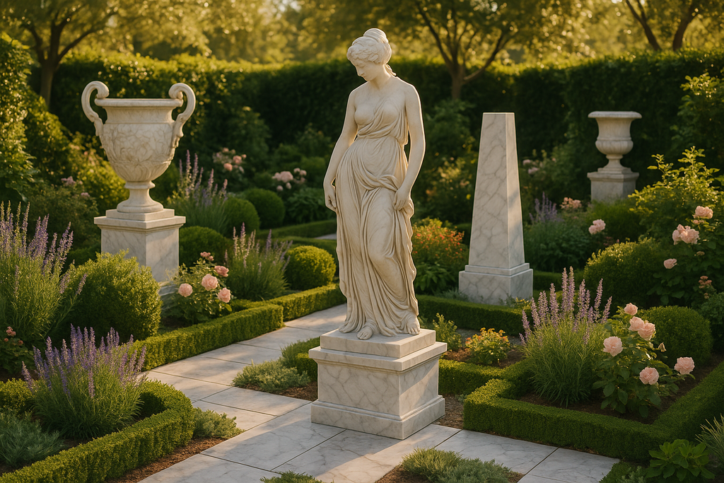 Marble Garden Sculptures