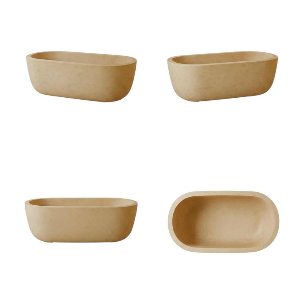 Luxury Travertine Freestanding Bathtub AMBT250002