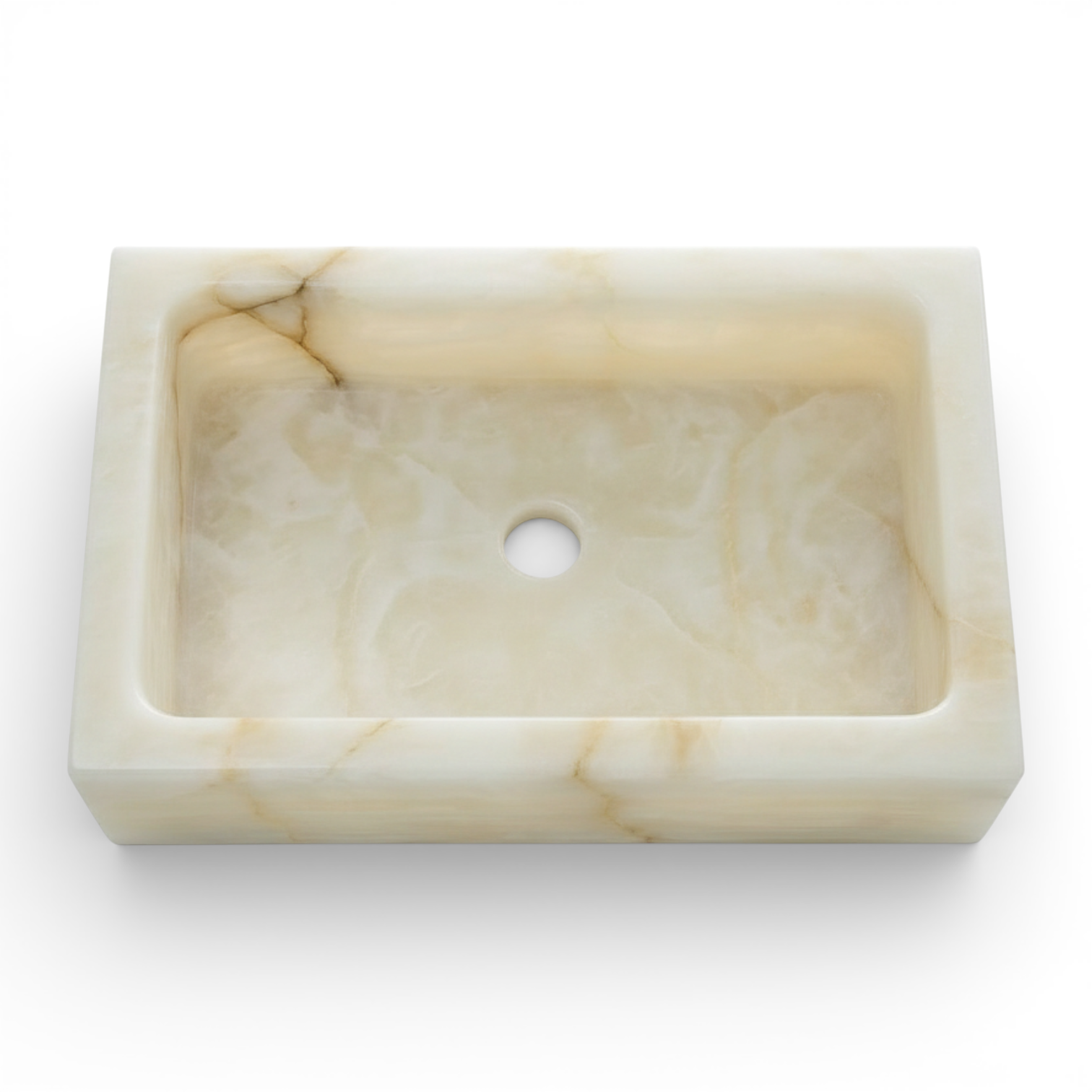 Handcrafted Single Marble Kitchen Sink AMKC250003