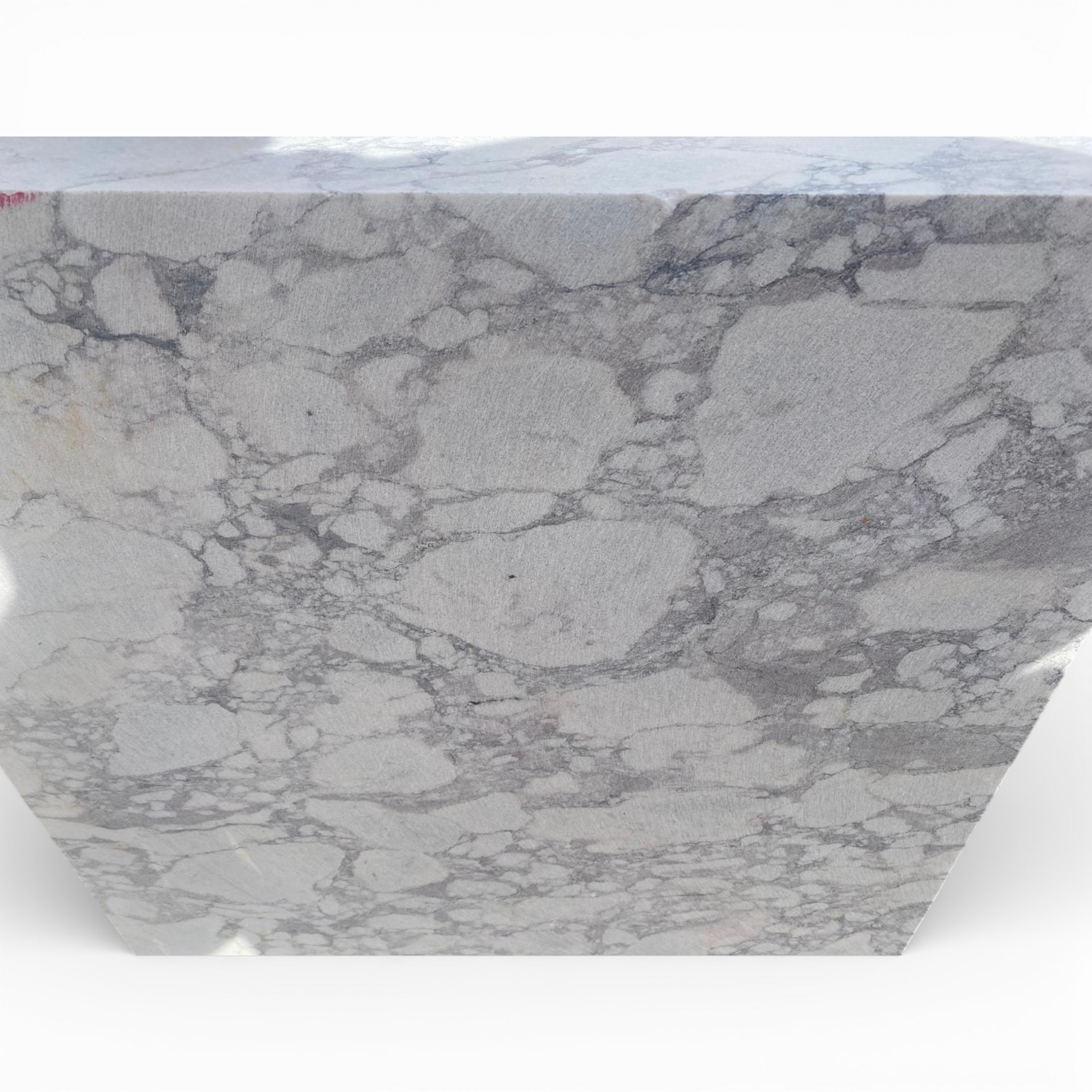 Handcrafted Double Arabescato Marble Sink– AMSK26001
