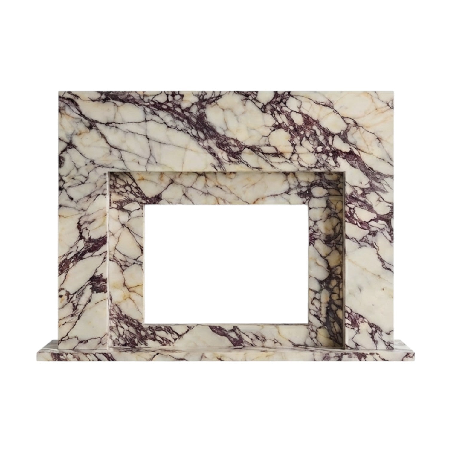 🔴 Handcrafted Marble Fireplace Mantel – AMFP250003