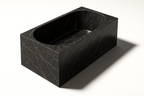 Bathtub_02 3D render of marble bathtub - front view
