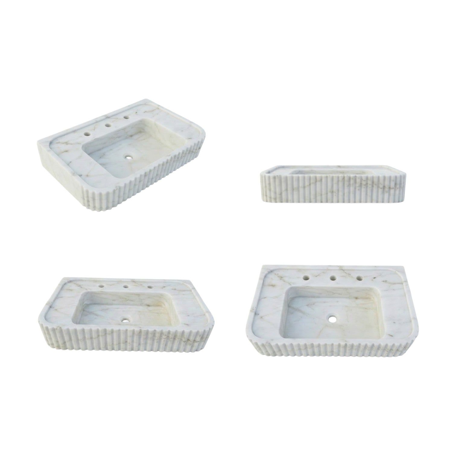 Handcrafted Single Marble Sink – AMSK250007