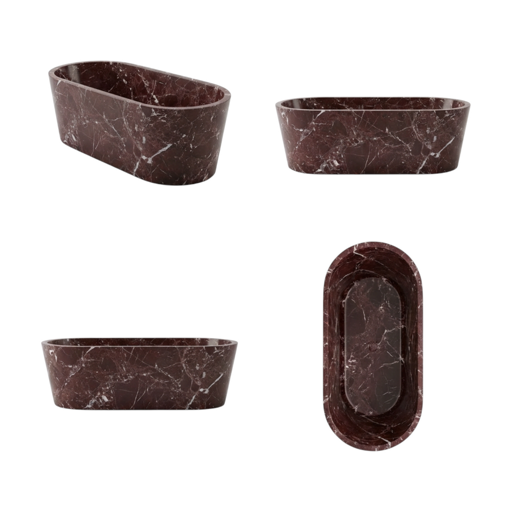 Luxury Marble Freestanding Bathtub AMBT250003