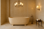 Classic Travertine Bathtub