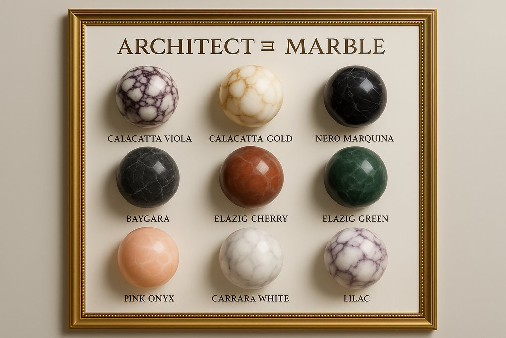 Corrected marble catalog with accurate Baygara color