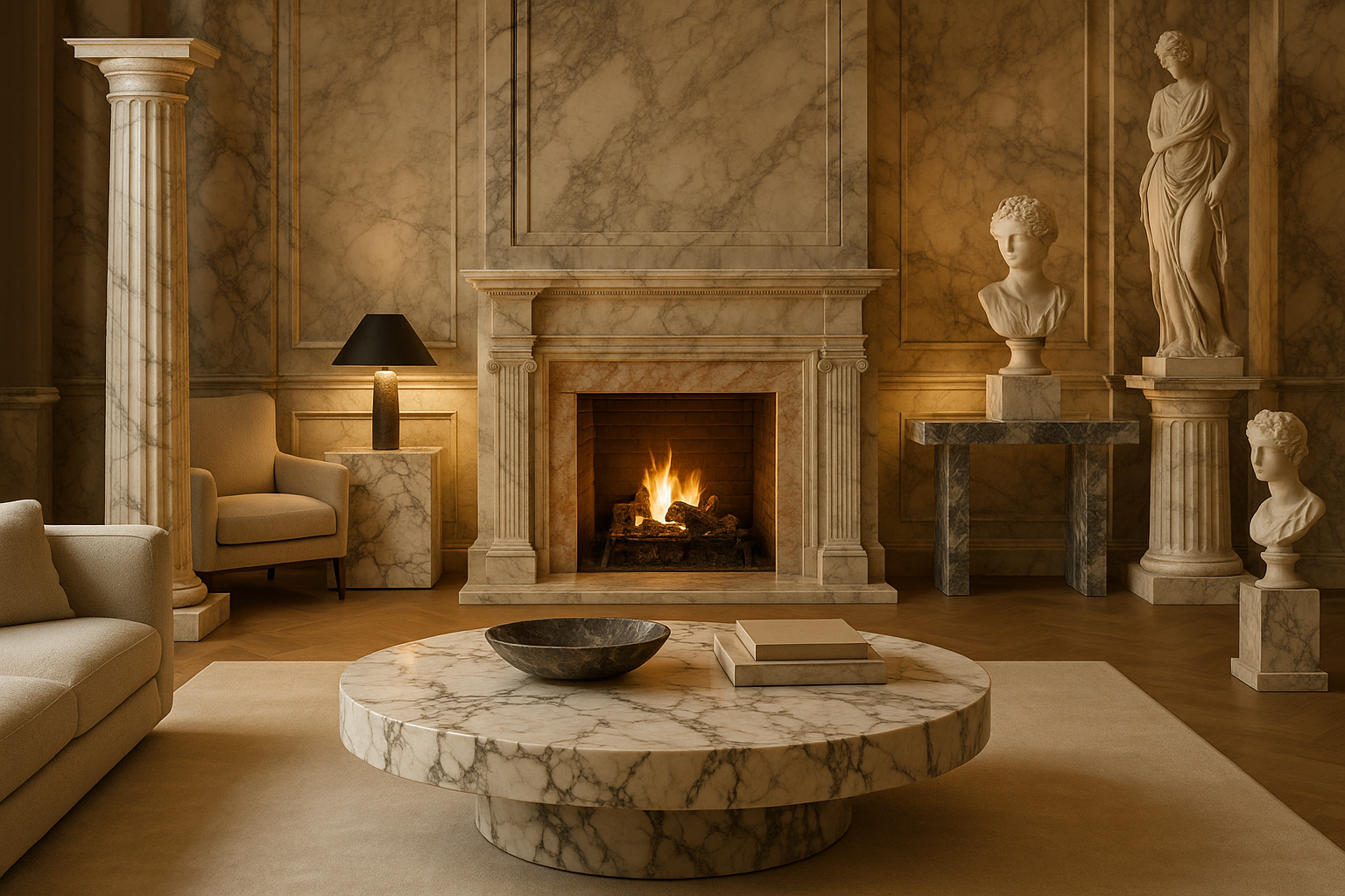 Living Room Marble Collection