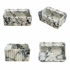 Marble sink 4 views with diagonal angle