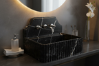 Nero Marquina Lavabo - Yakın Çekim