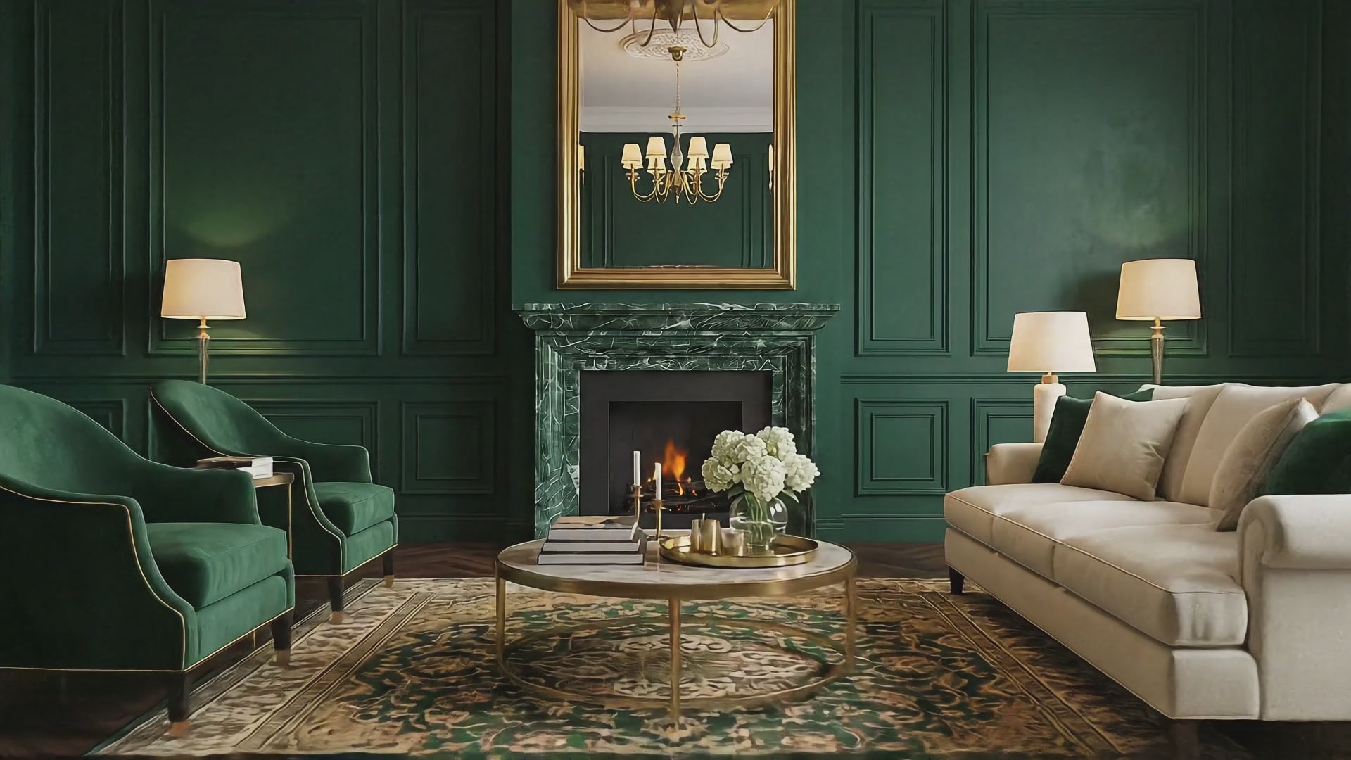 💚 Handcrafted Marble Fireplace Mantel – AMFP250002