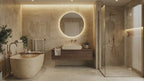 Luxury Travertine Freestanding Bathtub AMBT250002