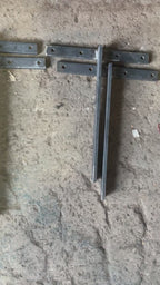 US Style | Wood Stud Mounting | Architect Marble® Heavy-Duty Sink Bracket | Natural or Black Steel | Custom Sizes Available